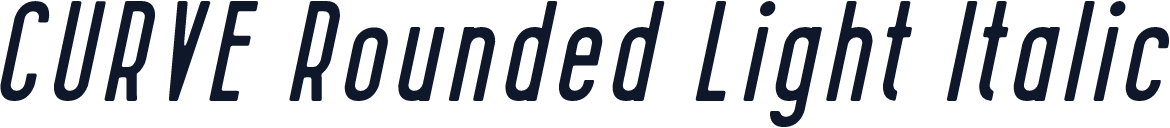CURVE Rounded Light Italic