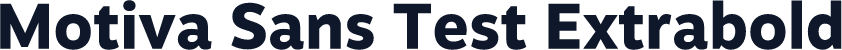 Motiva Sans Test Extrabold