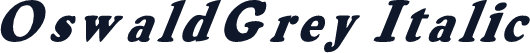 OswaldGrey Italic