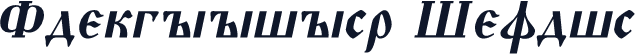 Altrussisch Italic