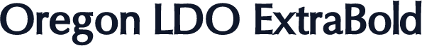 Oregon LDO ExtraBold
