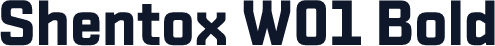 Shentox W01 Bold
