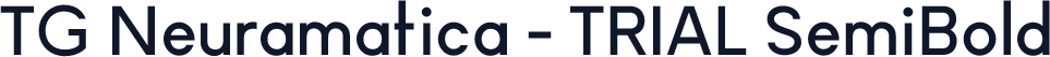 TG Neuramatica - TRIAL SemiBold