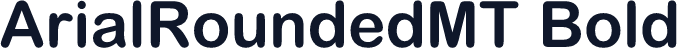 ArialRoundedMT Bold