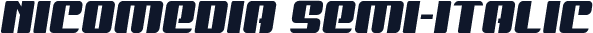 Nicomedia Semi-Italic