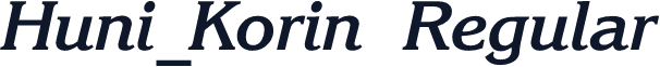 Huni_Korin Regular