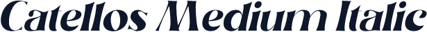 Catellos Medium Italic