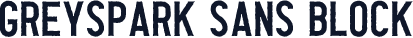 Greyspark Sans Block