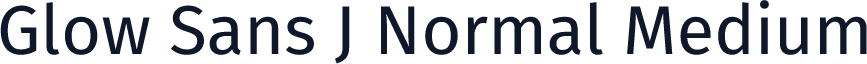 Glow Sans J Normal Medium