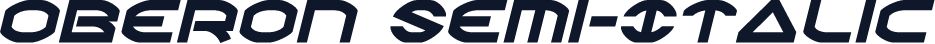 Oberon Semi-Italic