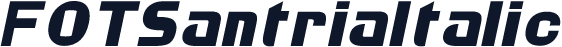 FOTSantriaItalic