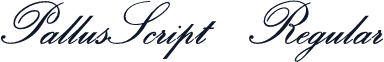 PallusScript Regular
