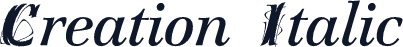 Creation Italic