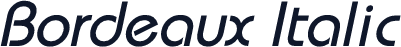 Bordeaux Italic