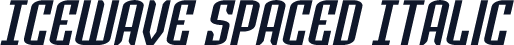 Icewave Spaced Italic