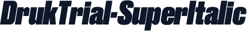 DrukTrial-SuperItalic