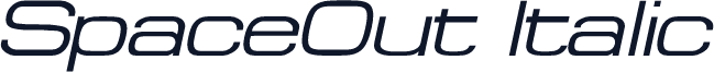 SpaceOut Italic