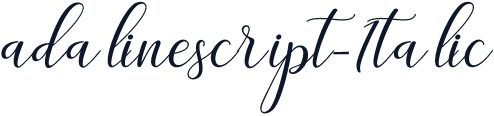 adalinescript-Italic