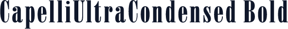 CapelliUltraCondensed Bold