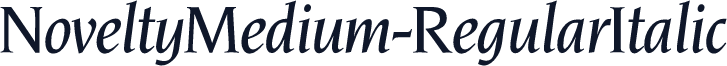 NoveltyMedium-RegularItalic