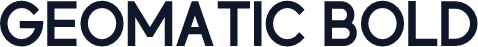 Geomatic Bold