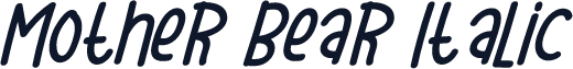 Mother Bear Italic