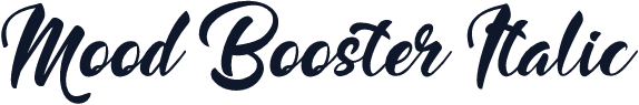 Mood Booster Italic