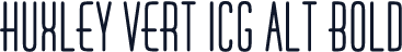 Huxley Vert ICG Alt Bold
