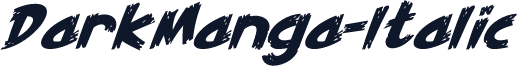 DarkManga-Italic
