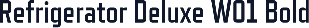 Refrigerator Deluxe W01 Bold
