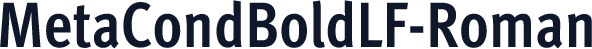 MetaCondBoldLF-Roman