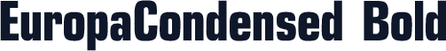 EuropaCondensed Bold