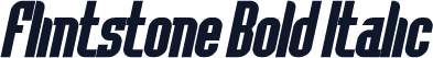 Flintstone Bold Italic