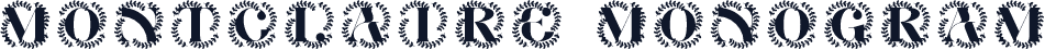 Montclaire Monogram