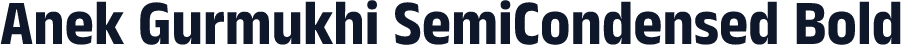 Anek Gurmukhi SemiCondensed Bold