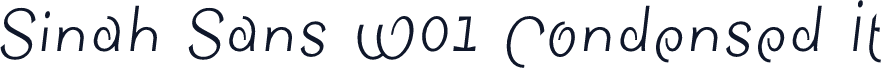 Sinah Sans W01 Condensed It