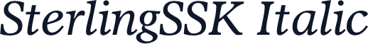 SterlingSSK Italic