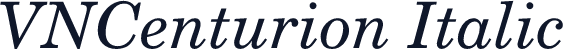 VNCenturion Italic