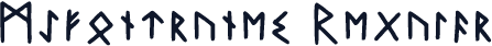 Myfontrunes Regular