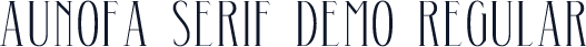 Aunofa Serif DEMO Regular