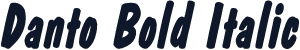 Danto Bold Italic