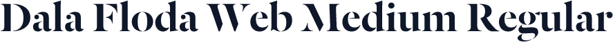 Dala Floda Web Medium Regular