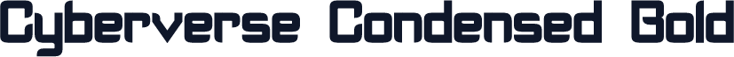 Cyberverse Condensed Bold