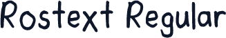 Rostext Regular