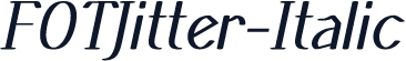 FOTJitter-Italic