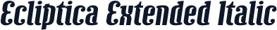 Ecliptica Extended Italic