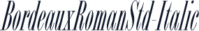 BordeauxRomanStd-Italic
