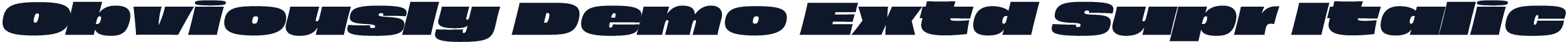 Obviously Demo Extd Supr Italic