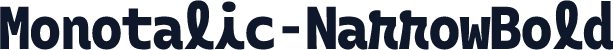 Monotalic-NarrowBold