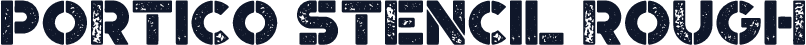 Portico Stencil Rough